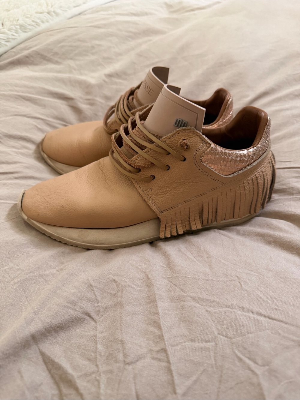 EsseutEsse Nude Leather Fringe Sneaker
8 (38)